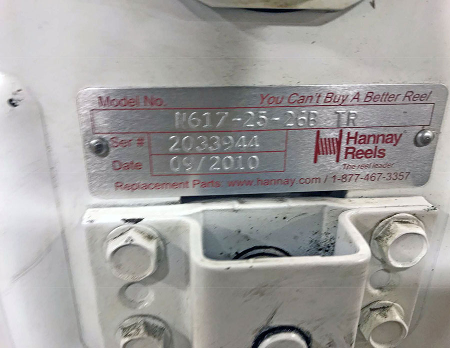 Hose Reel (N617-25-26B TR) - Hannay Reels - #2033944