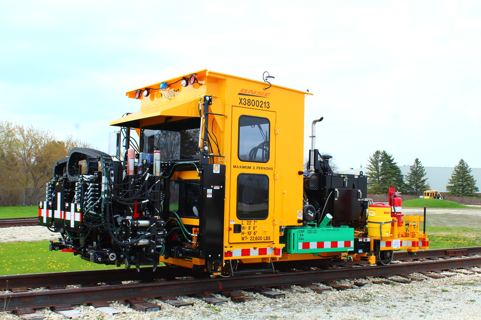 Racine Railroad Advanced Tie Plate Inserter