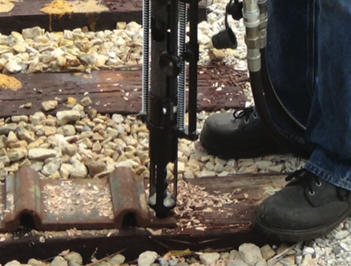 Hydraulic Rail Drill