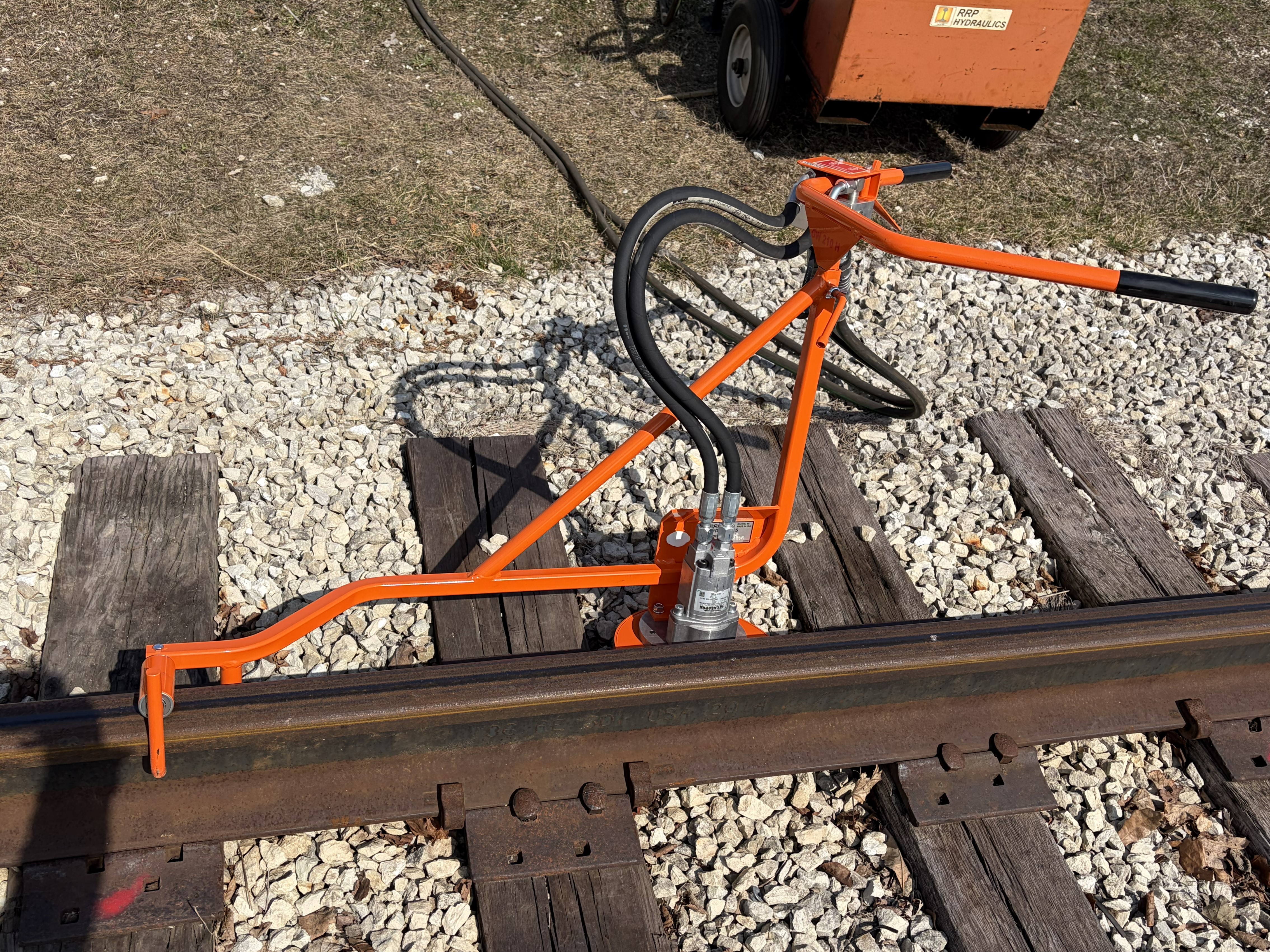 Racine Hydraulic Stand Up Web Grinder