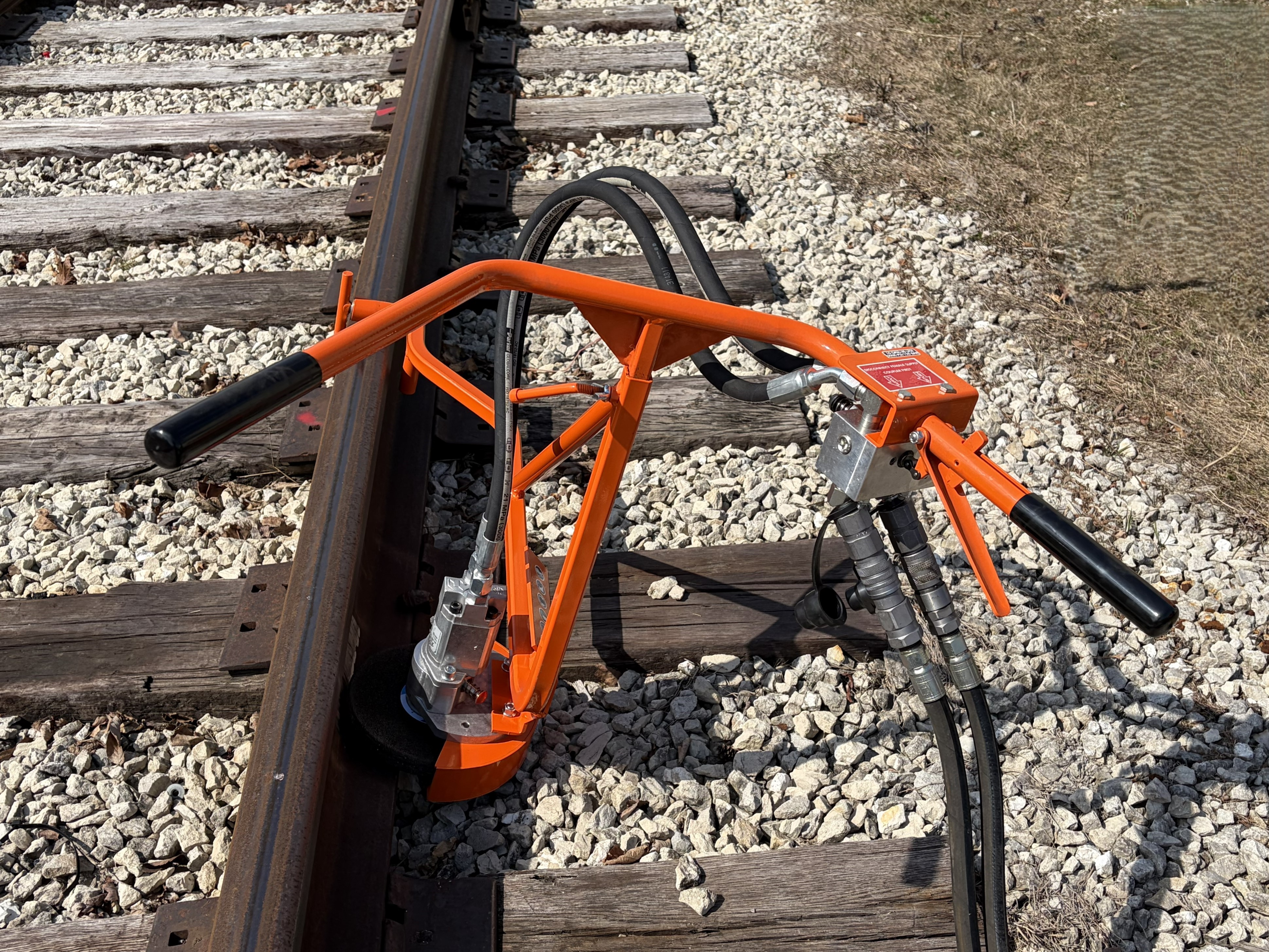 Racine Hydraulic Stand Up Web Grinder