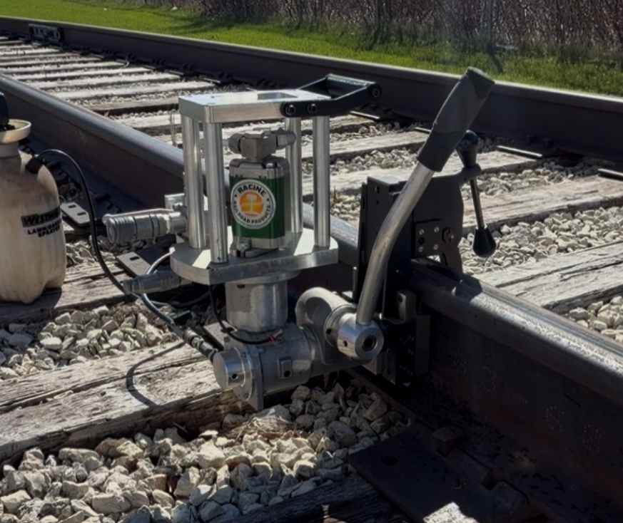 Hydraulic TraxMaxx Rail Drill