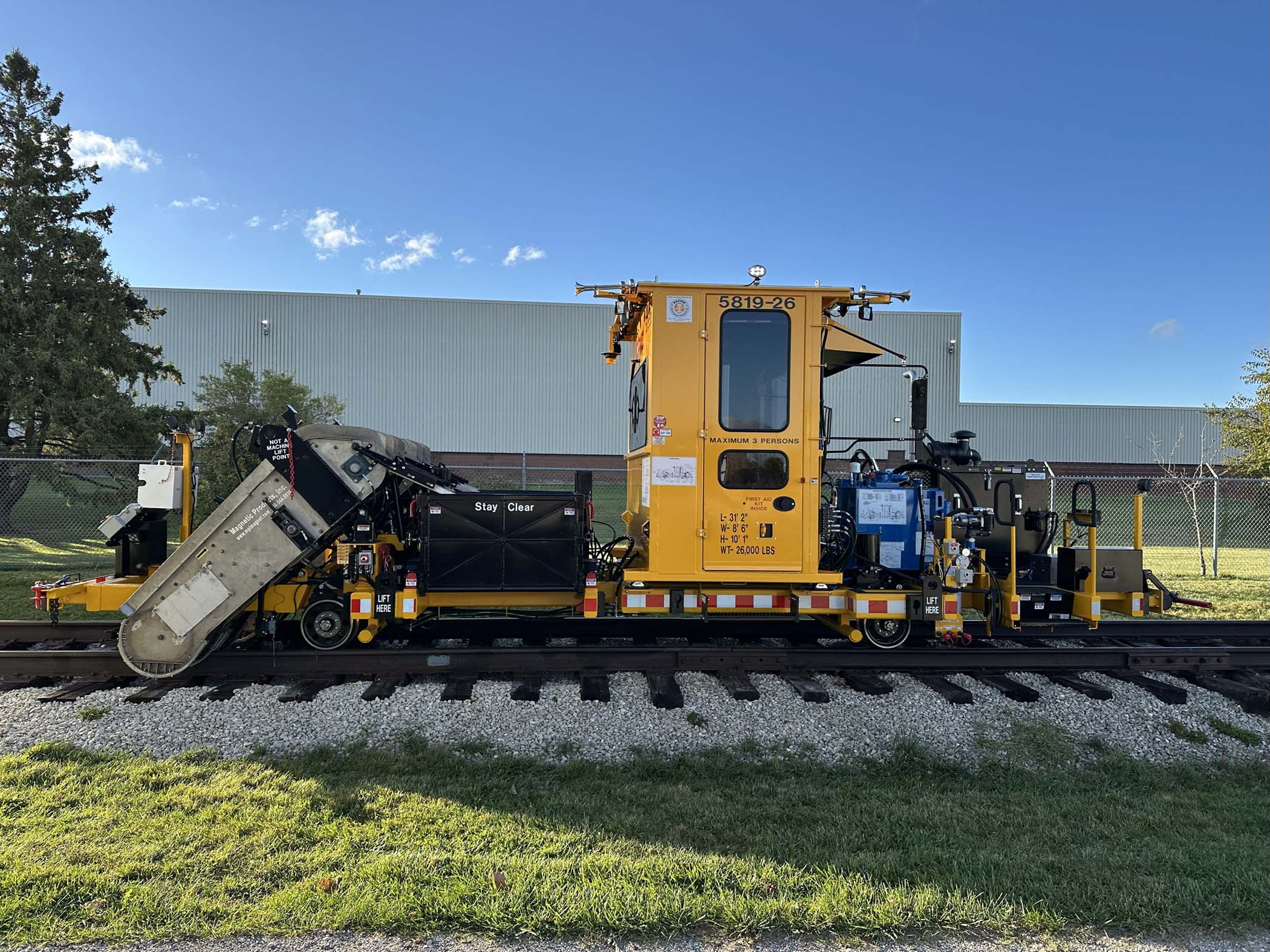 Racine Railroad OTM Reclaimer Side