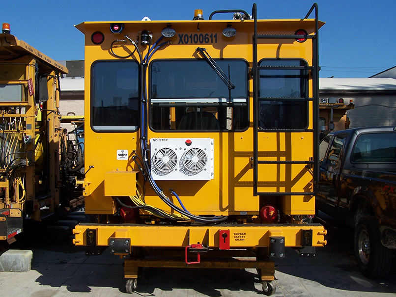 Racine Railroad Products Enclosed Cab On-Track Machine