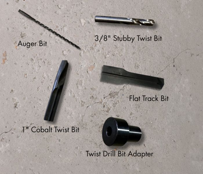 Racine Railroad Track Bits for Rail Drills