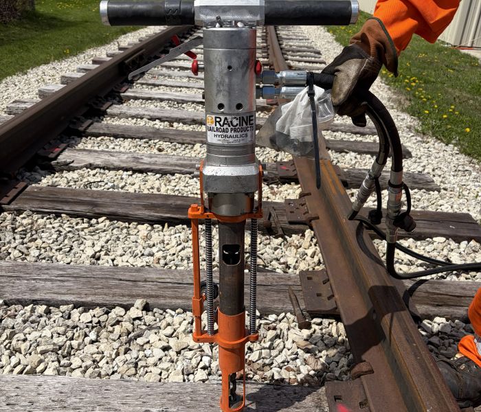Hydraulic Rail Drill